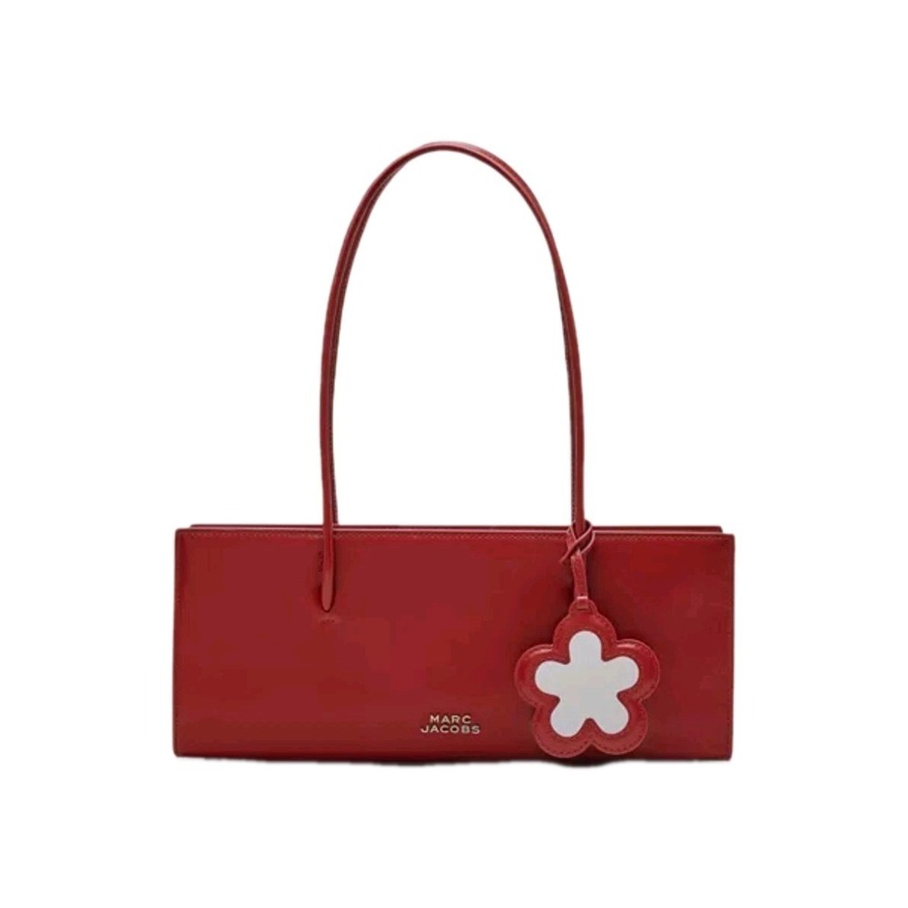 Marc Jacobs Purse The Glam Mirror Satchel Siren Red Shoulder Bag New with Tags